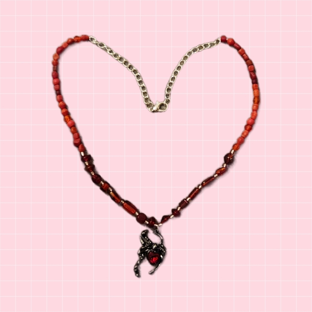 Beaded Spider Necklace